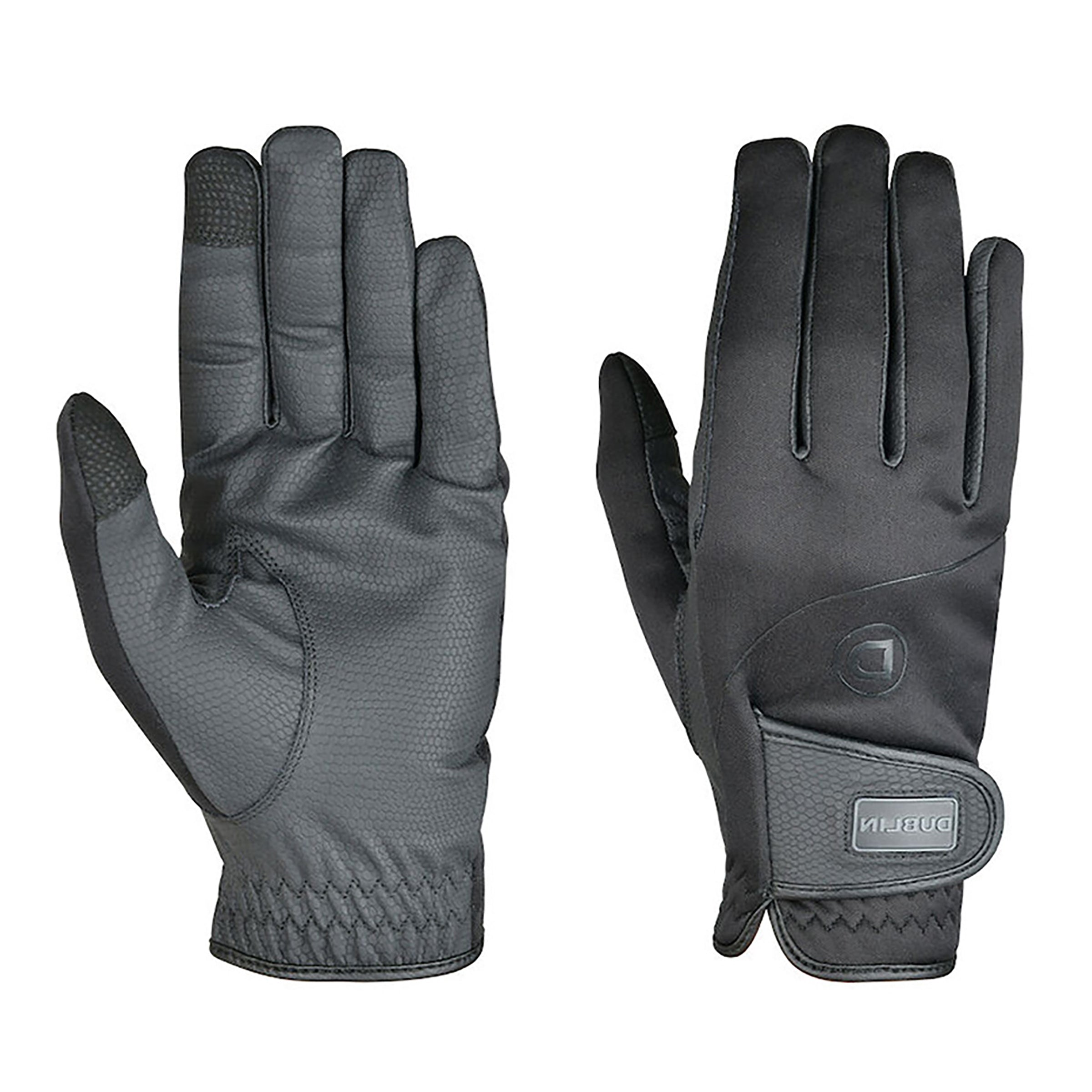 image_main - Black - Dublin Everyday Softback Riding Gloves - .jpg