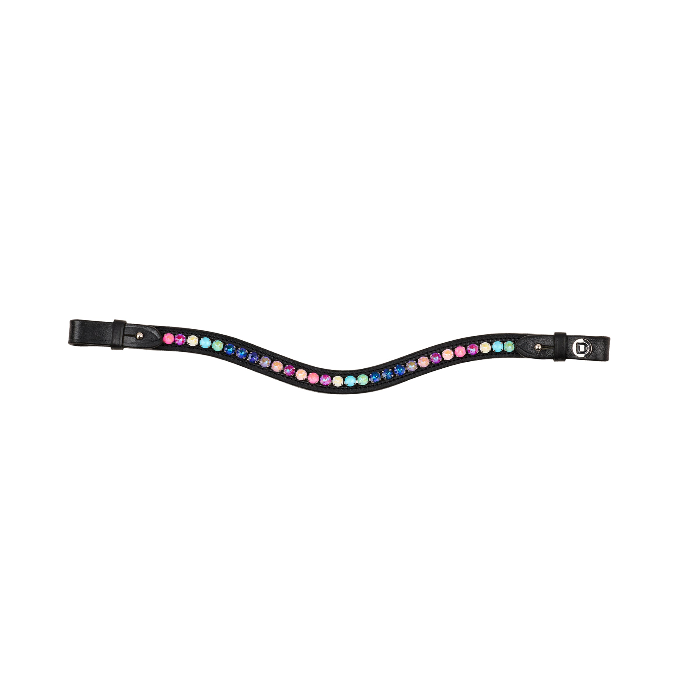 image_main - Black - Dublin Ombre Rainbow Browband - .jpg