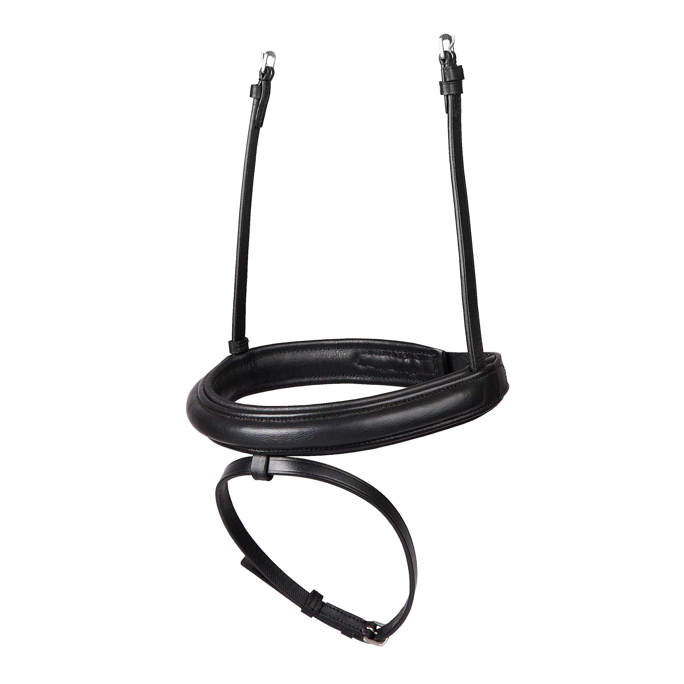 image_main - Black - Dublin Padded Mono Crown Flash Noseband - .jpg