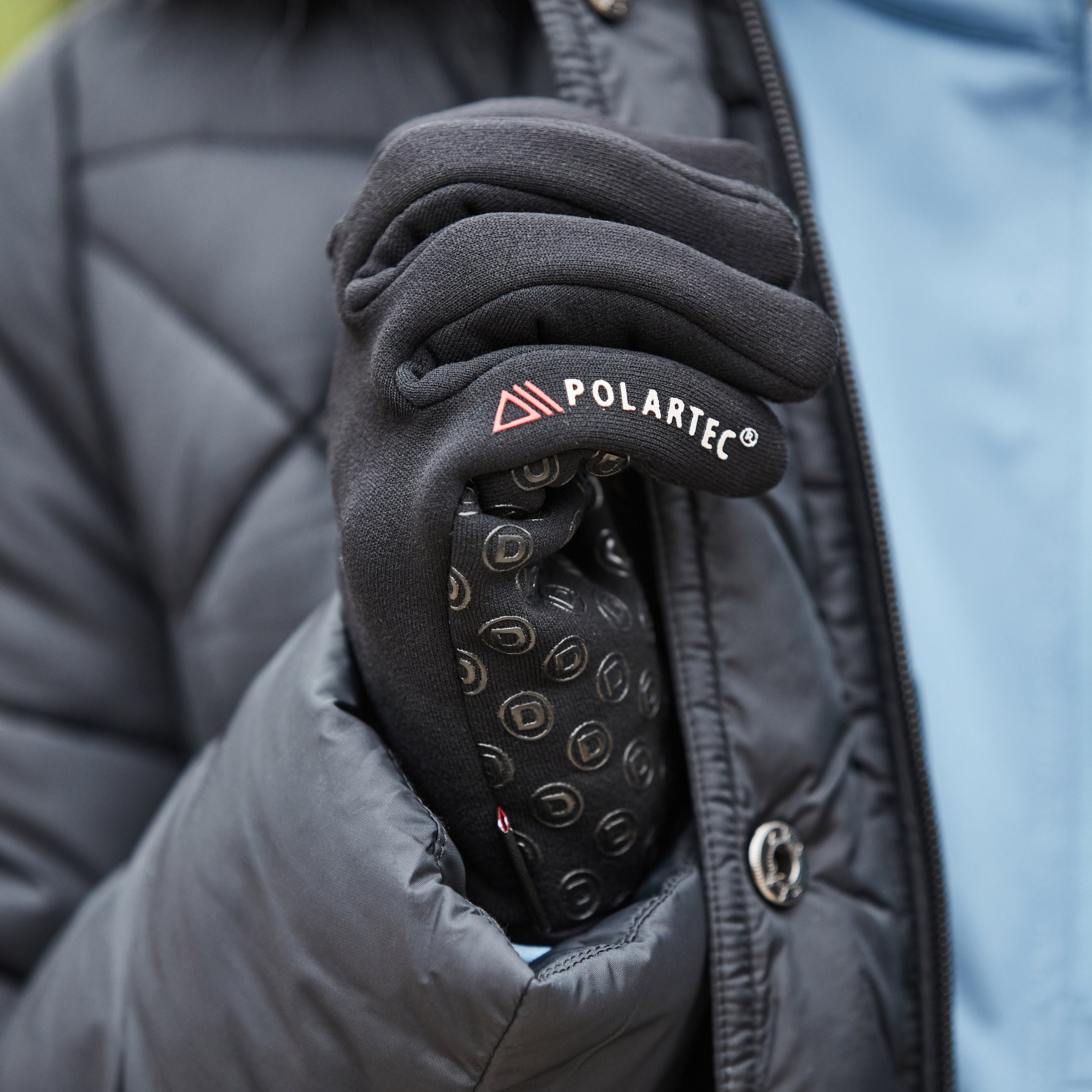 image_main - Black - Dublin Polartec Fleece Riding Gloves - .jpg
