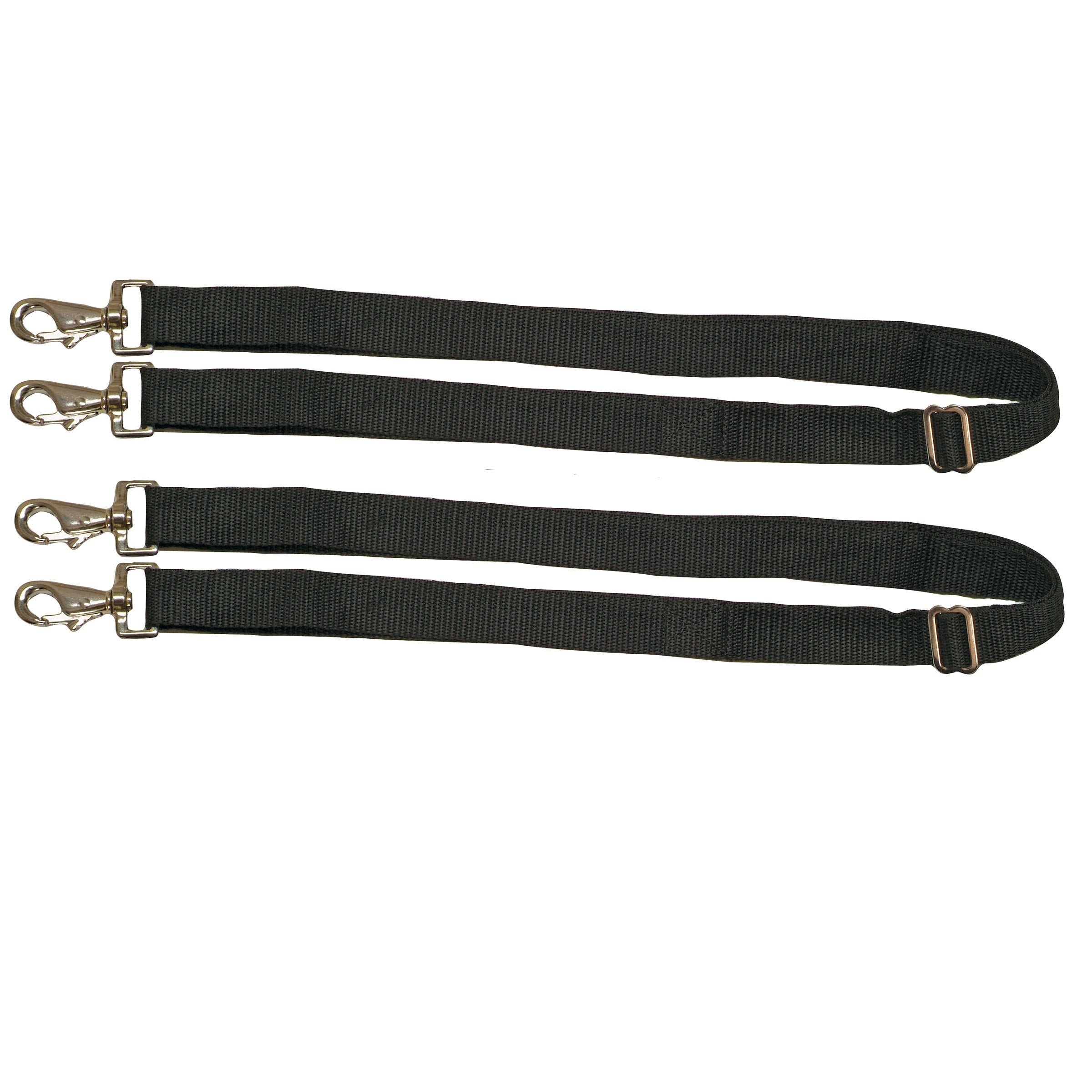 image_main - Black - WeatherBeeta Replacement Elastic Leg Strap 2 Snaps, Black, Pair - .jpg
