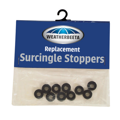 image_main - Black - WeatherBeeta Rubber Surcingle Stoppers 10 Pack - .jpg