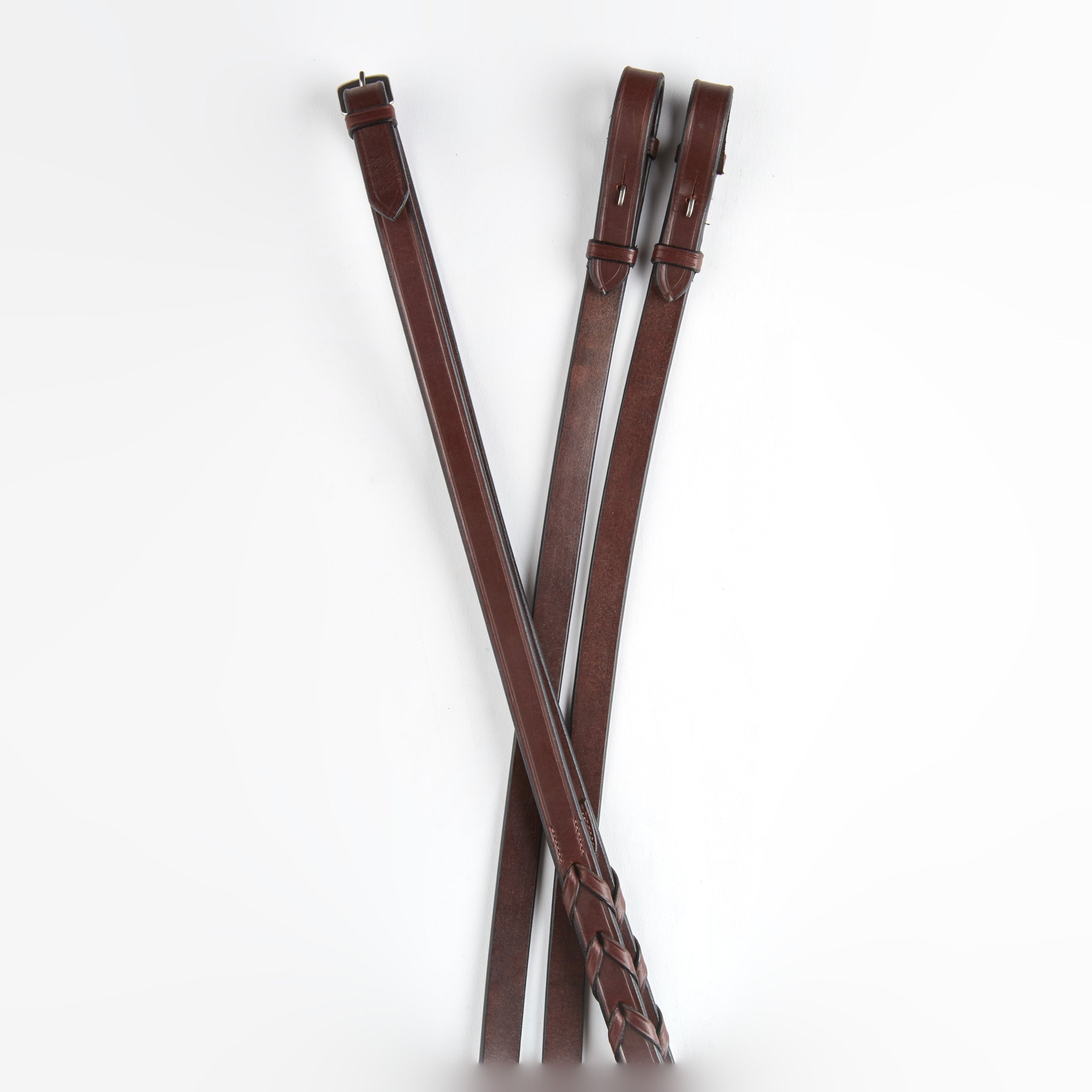 image_main - Brown - Collegiate Plain Laced Reins II - .jpg