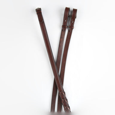 image_main - Brown - Collegiate Plain Laced Reins II - .jpg