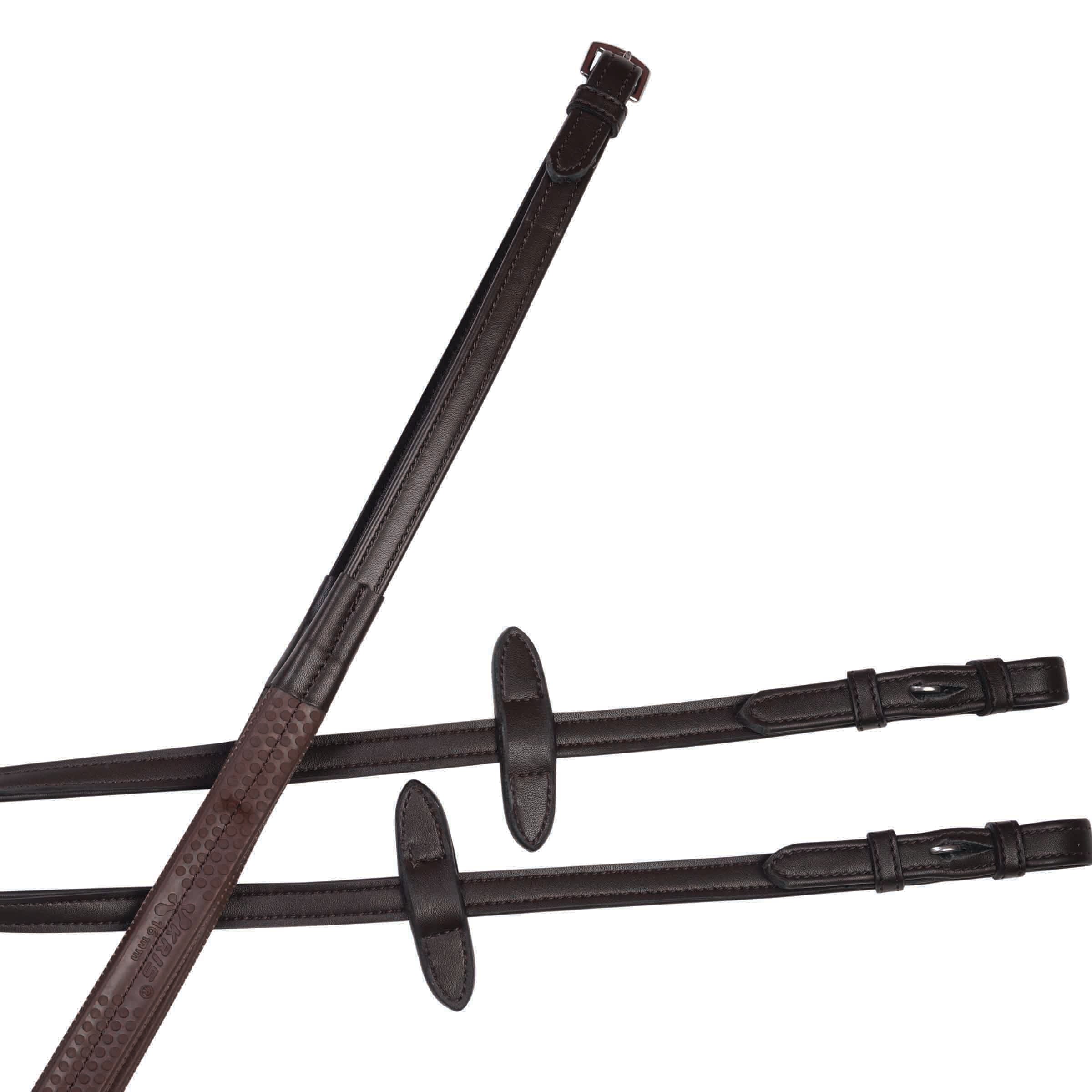 image_main - Brown - Collegiate Syntovia+ Rubber Reins - .jpg