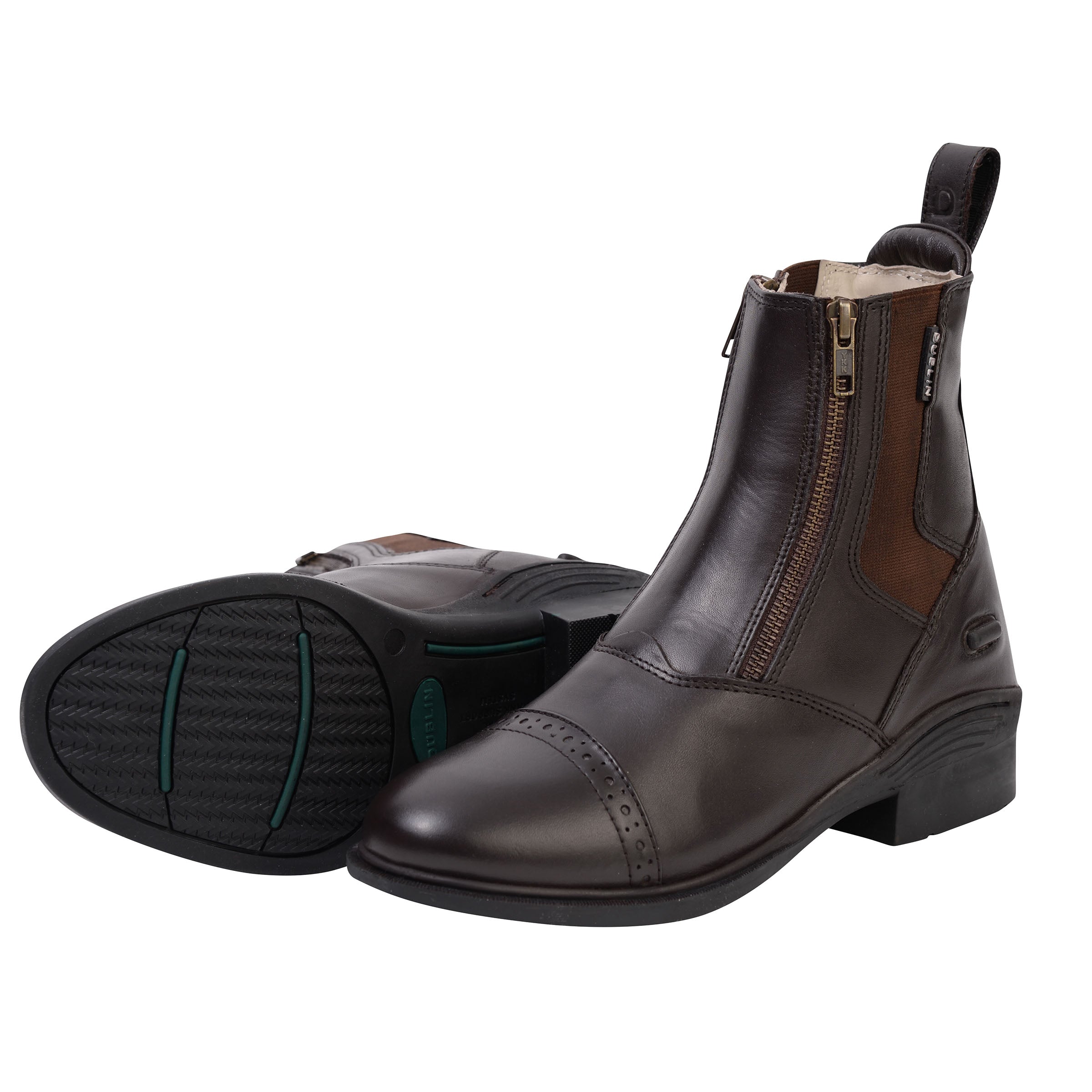 image_main - Brown - Dublin Evolution Double Zip Front Paddock Boots - .jpg