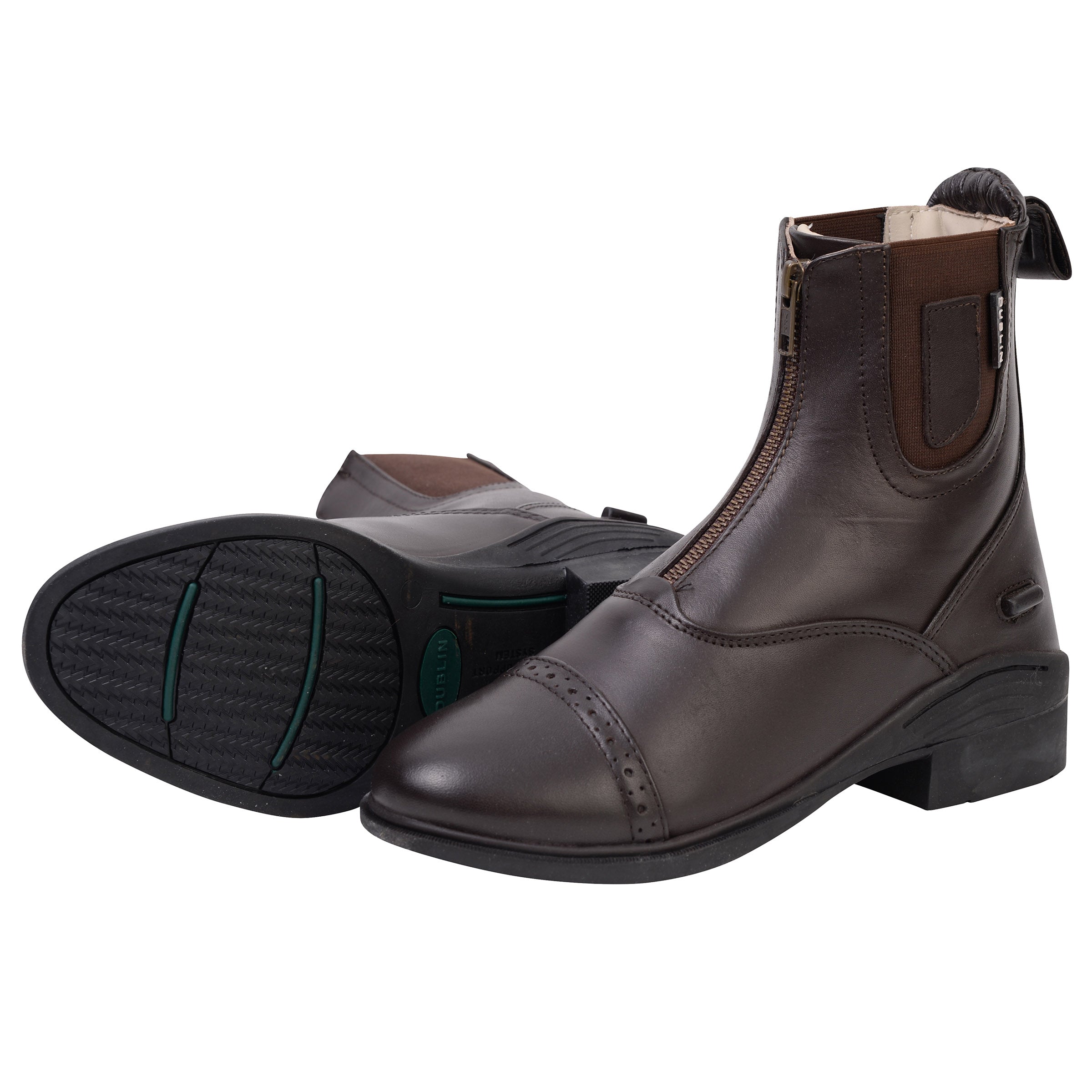 image_main - Brown - Dublin Evolution Zip Front Paddock Boots - .jpg
