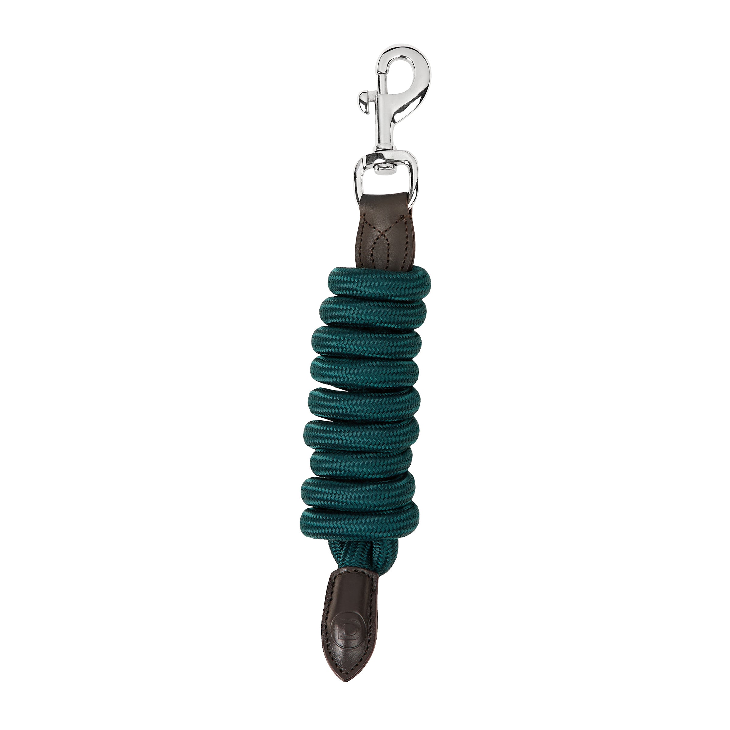 image_main - Hunter Green/Brown - Dublin Leather Rope Lead - .jpg