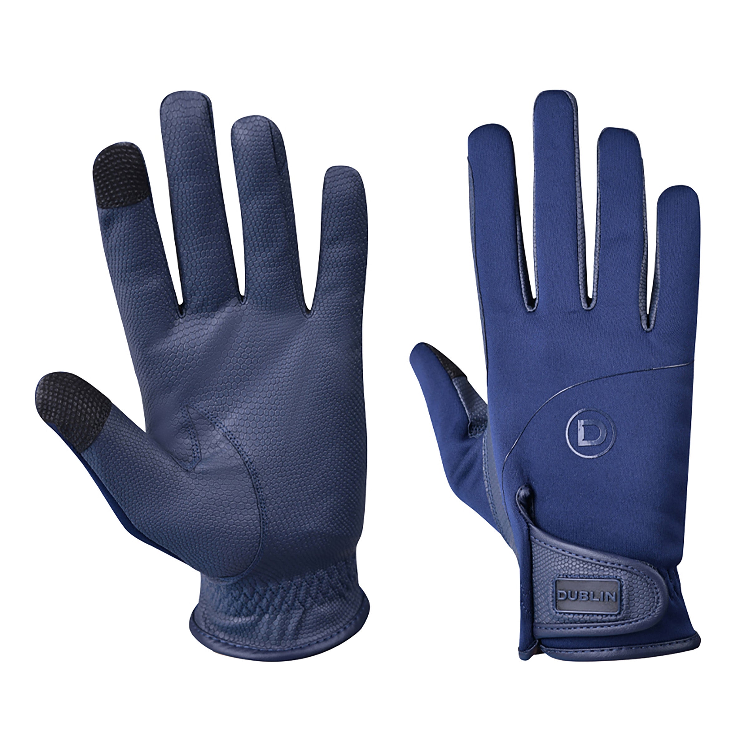 image_main - Navy - Dublin Everyday Softback Riding Gloves - .jpg