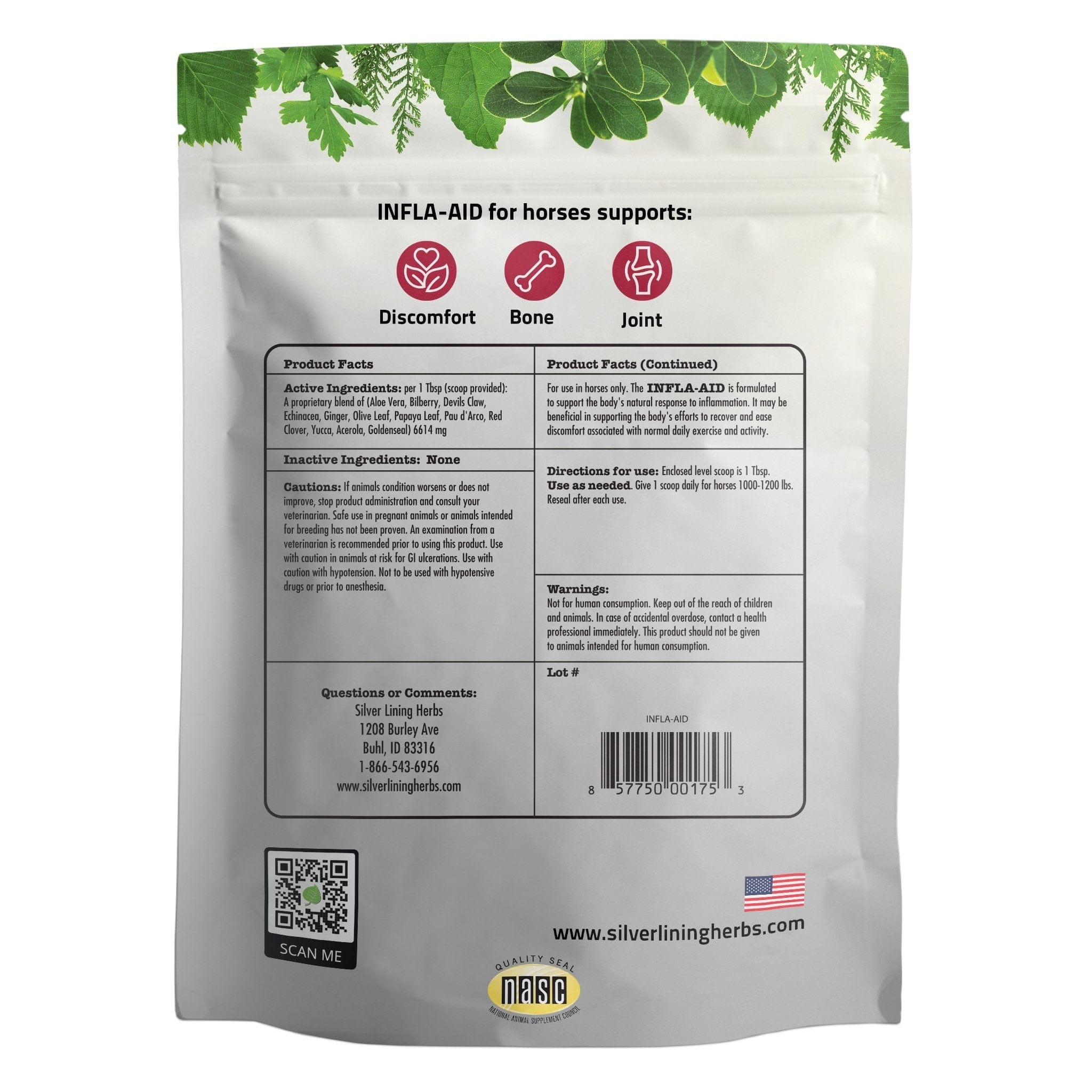 Infla-aid for Horses - Equine Exchange Tack Shop
