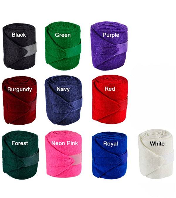 Acrylic Knit Bandages (4) - Equine Exchange Tack Shop