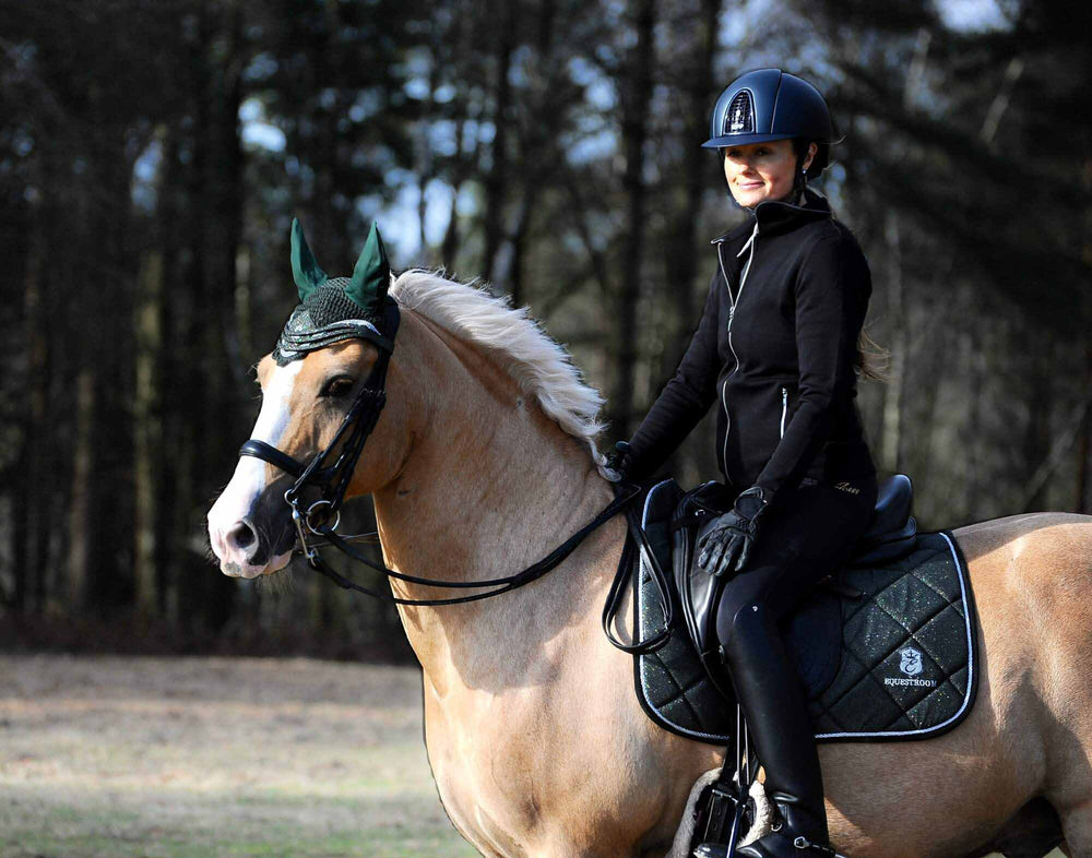 Jade Green Fly Hat - Equine Exchange Tack Shop