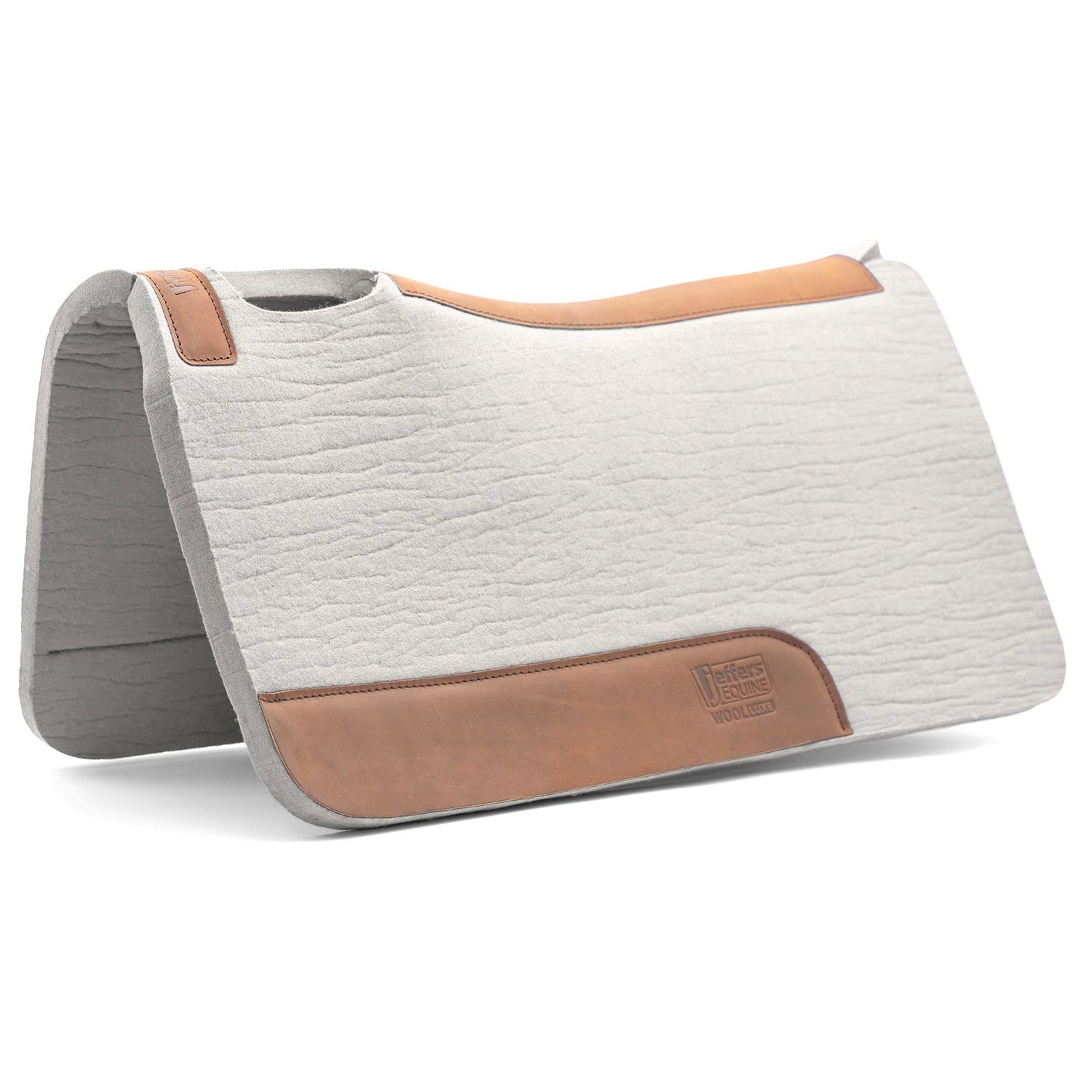 WoolLuxe 100% Wool Western Saddle Pad – Cushioned, Breathable, and Shock-Absorbing