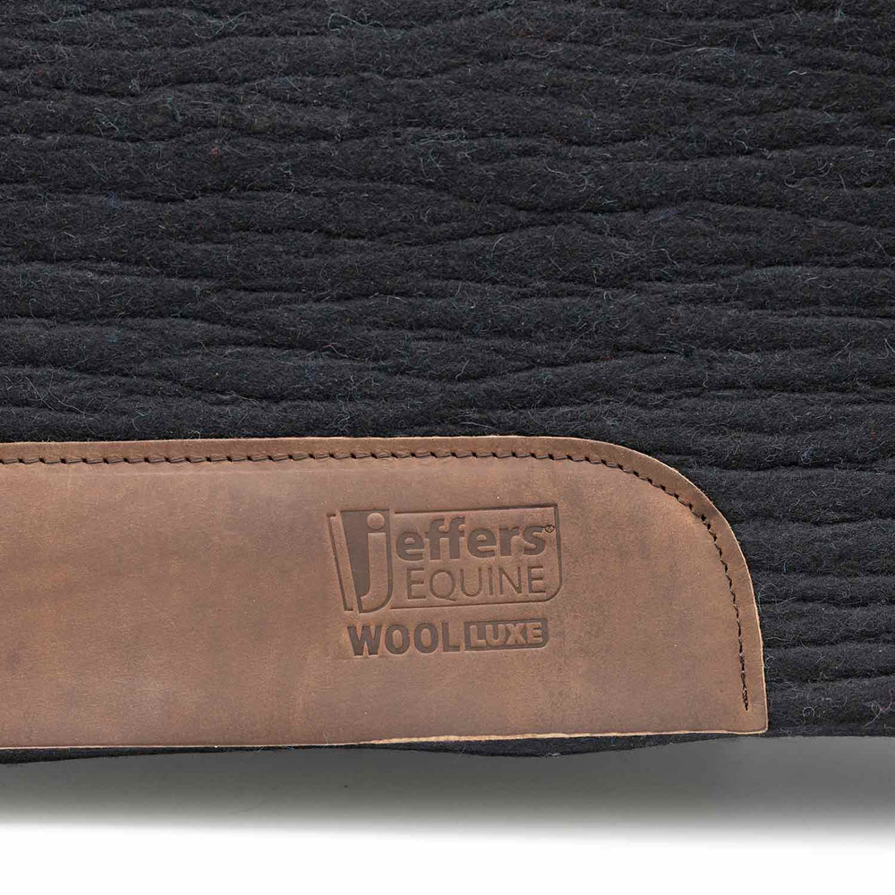 WoolLuxe 100% Wool Western Saddle Pad – Cushioned, Breathable, and Shock-Absorbing