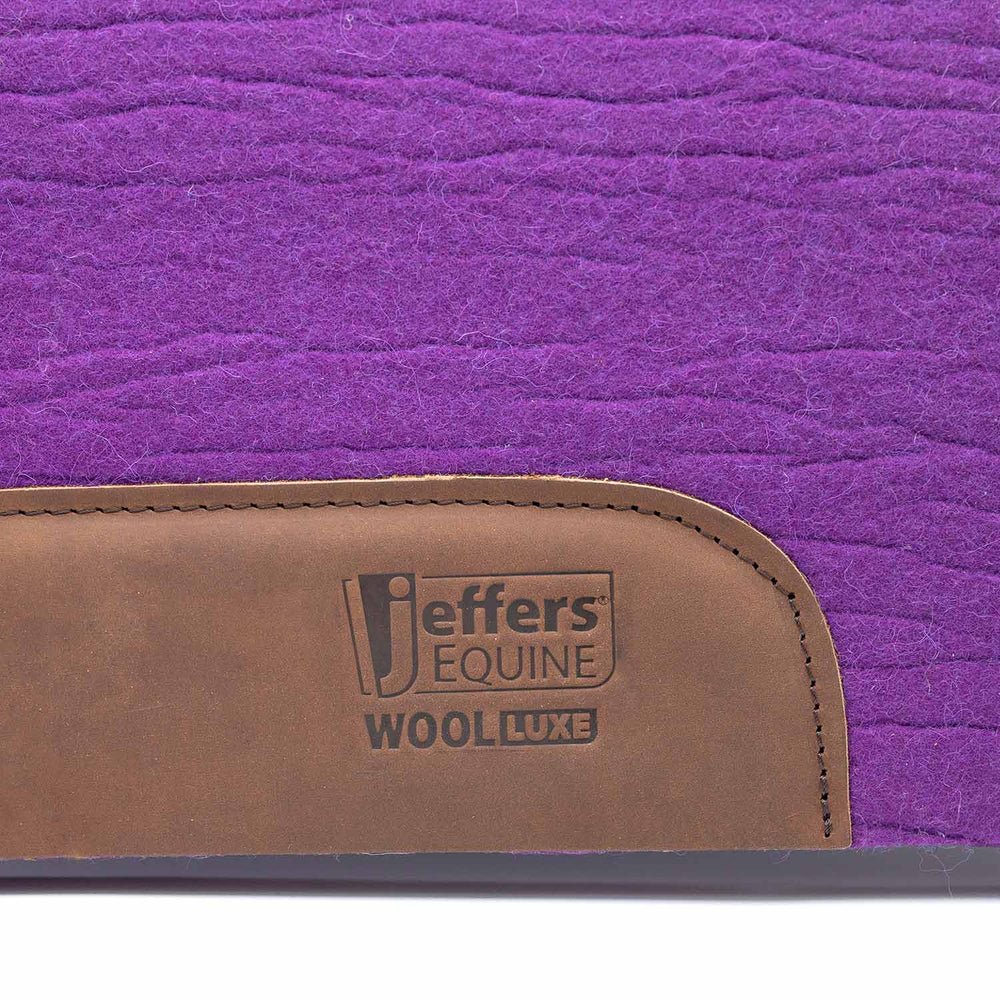 WoolLuxe 100% Wool Western Saddle Pad – Cushioned, Breathable, and Shock-Absorbing