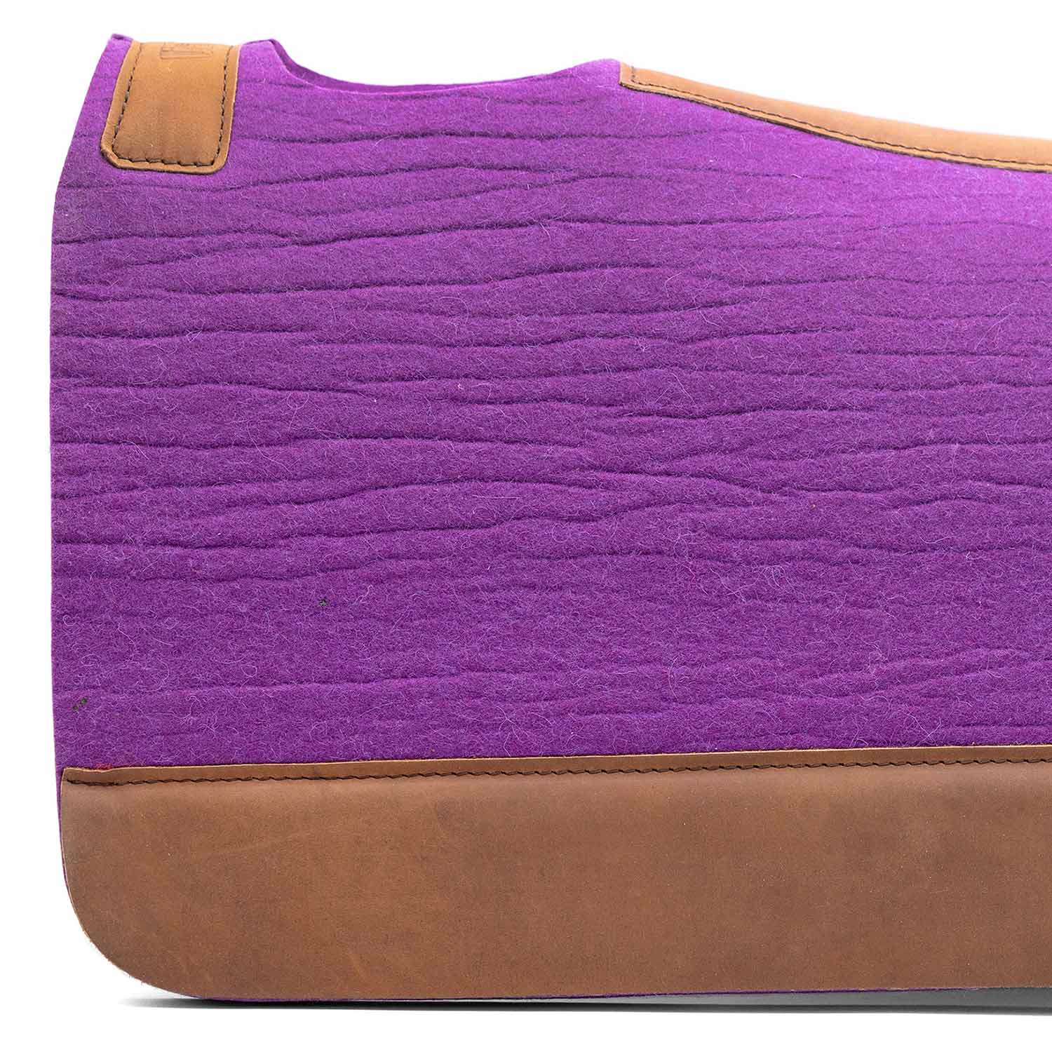 WoolLuxe 100% Wool Western Saddle Pad – Cushioned, Breathable, and Shock-Absorbing