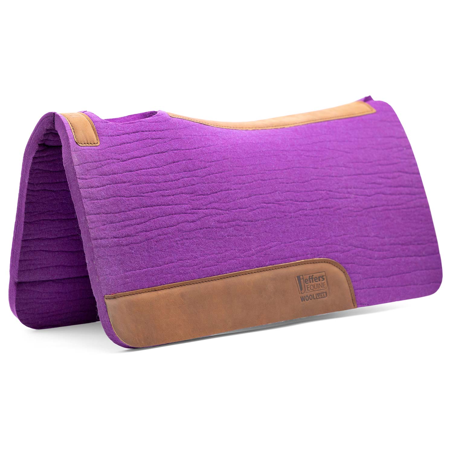 WoolLuxe 100% Wool Western Saddle Pad – Cushioned, Breathable, and Shock-Absorbing