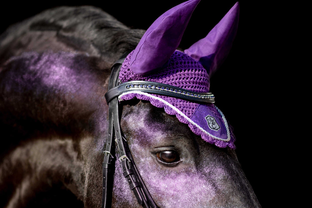 Purple Amethyst Fly Hat - Equine Exchange Tack Shop