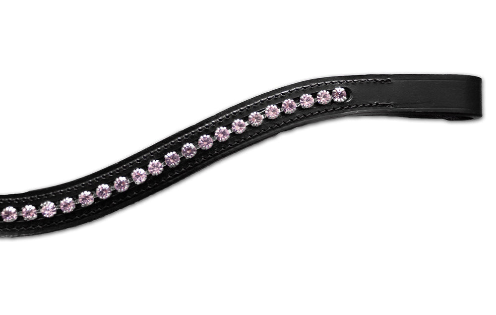 Frosted Lilac Browband - Equine Exchange Tack Shop