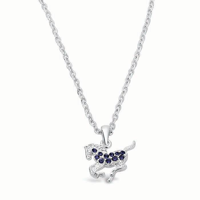 Kelley Accents Kids' Galloping Horse Necklace - Equine Exchange Tack Shop