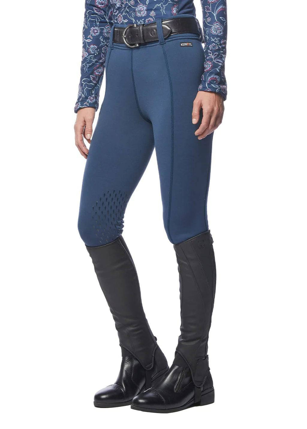 Kerrits Power Stretch Knee Patch Tight - Equine Exchange Tack Shop