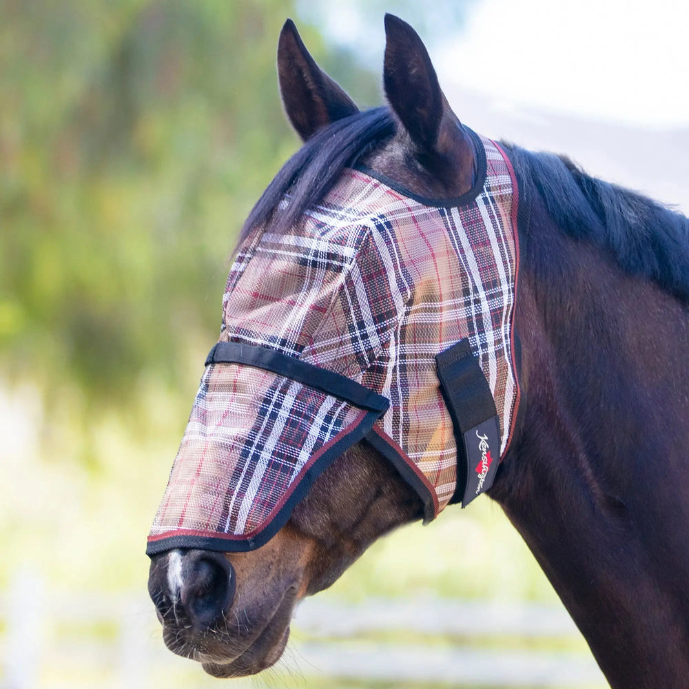 Fly Mask with Removable Nose - 73% UV Blocking - Equine Exchange Tack Shop