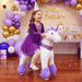 Model U® Unicorn Ride-On Toy Age 3–4 – Purple  