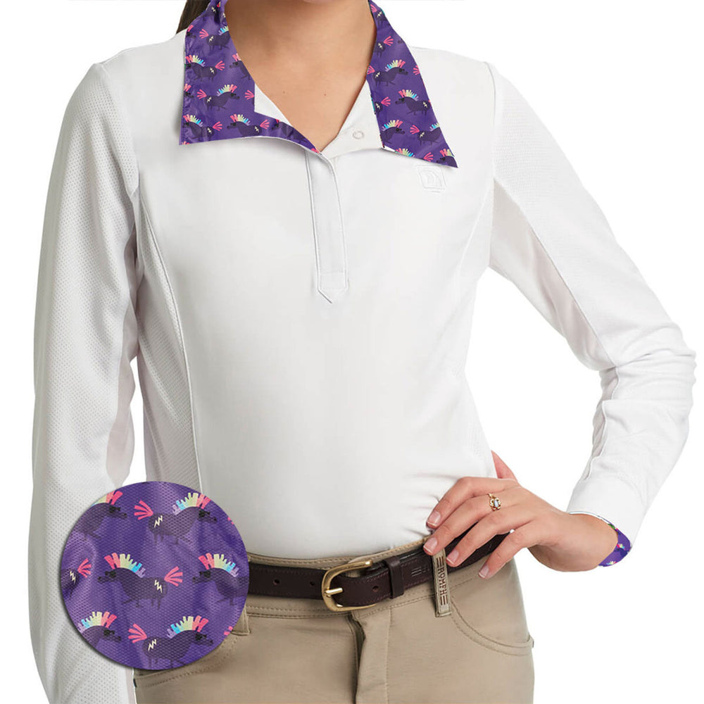 Romfh Kids Sarah Long Sleeve Show Shirt - CLEARANCE - Equine Exchange Tack Shop
