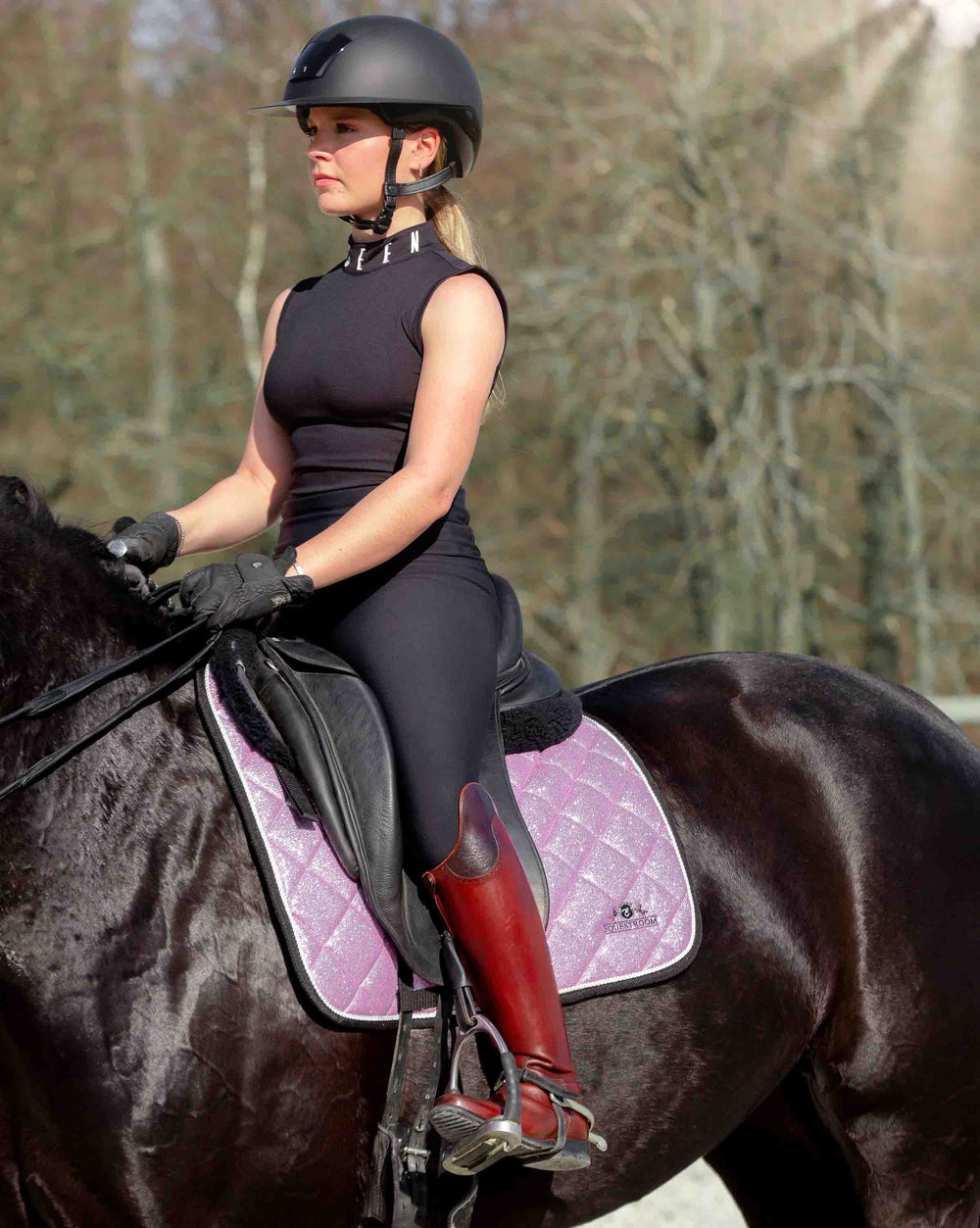 Lavender Saddle Pad - Equine Exchange Tack Shop