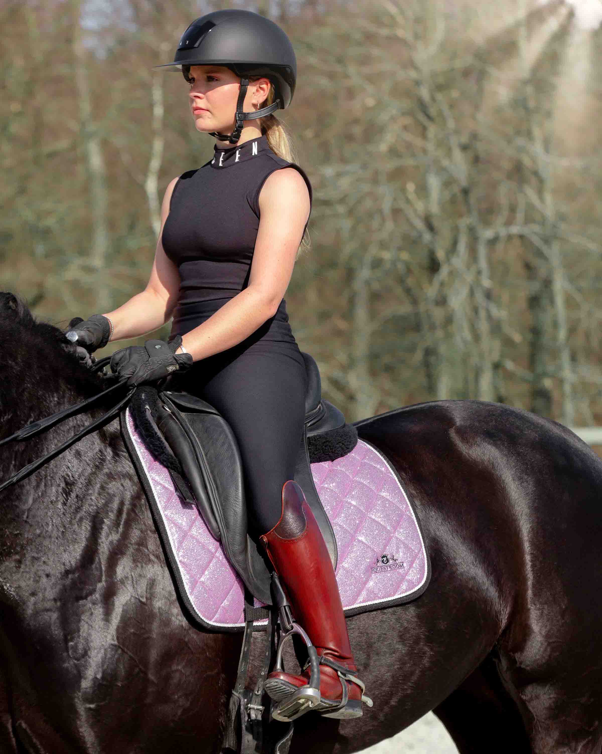 Lavender Saddle Pad - Equine Exchange Tack Shop