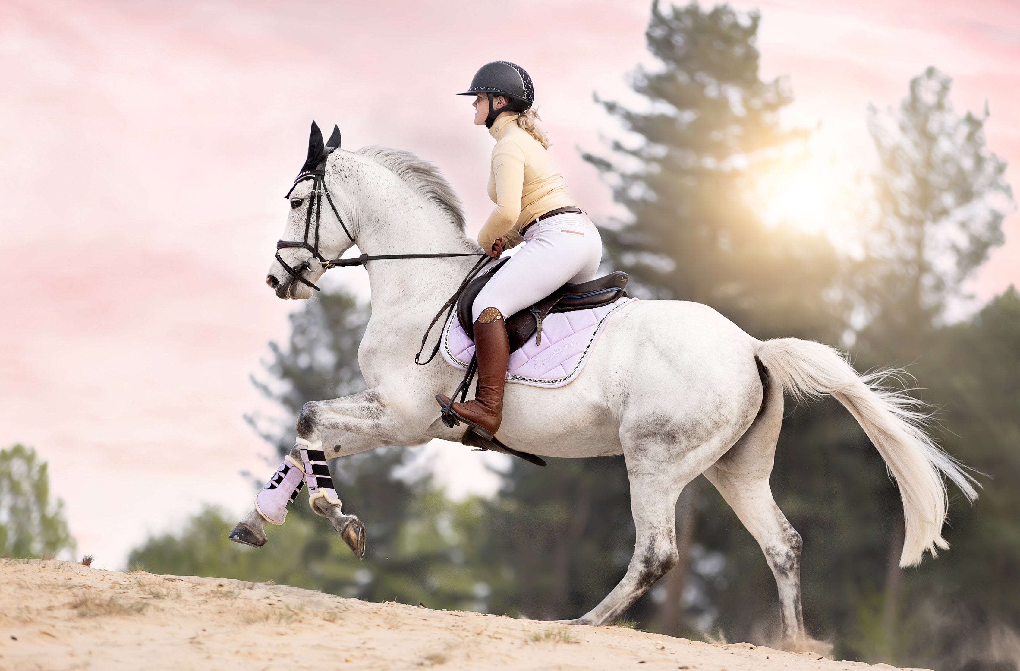 Frosted Lilac Saddle Pad - Equine Exchange Tack Shop