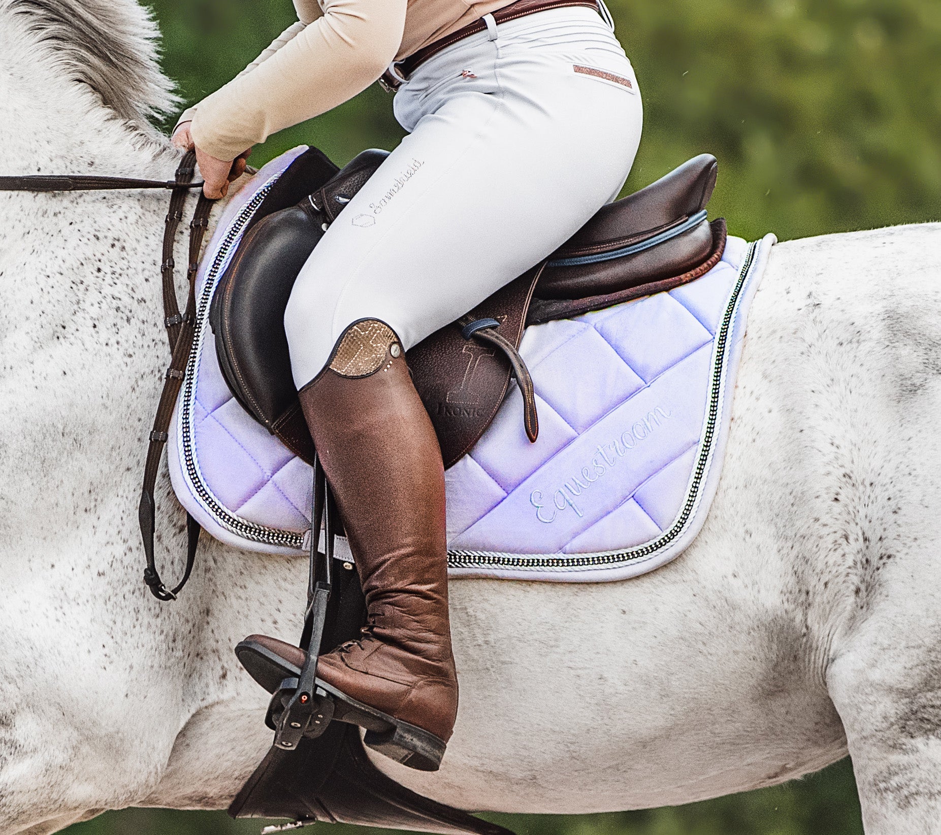 Frosted Lilac Saddle Pad - Equine Exchange Tack Shop