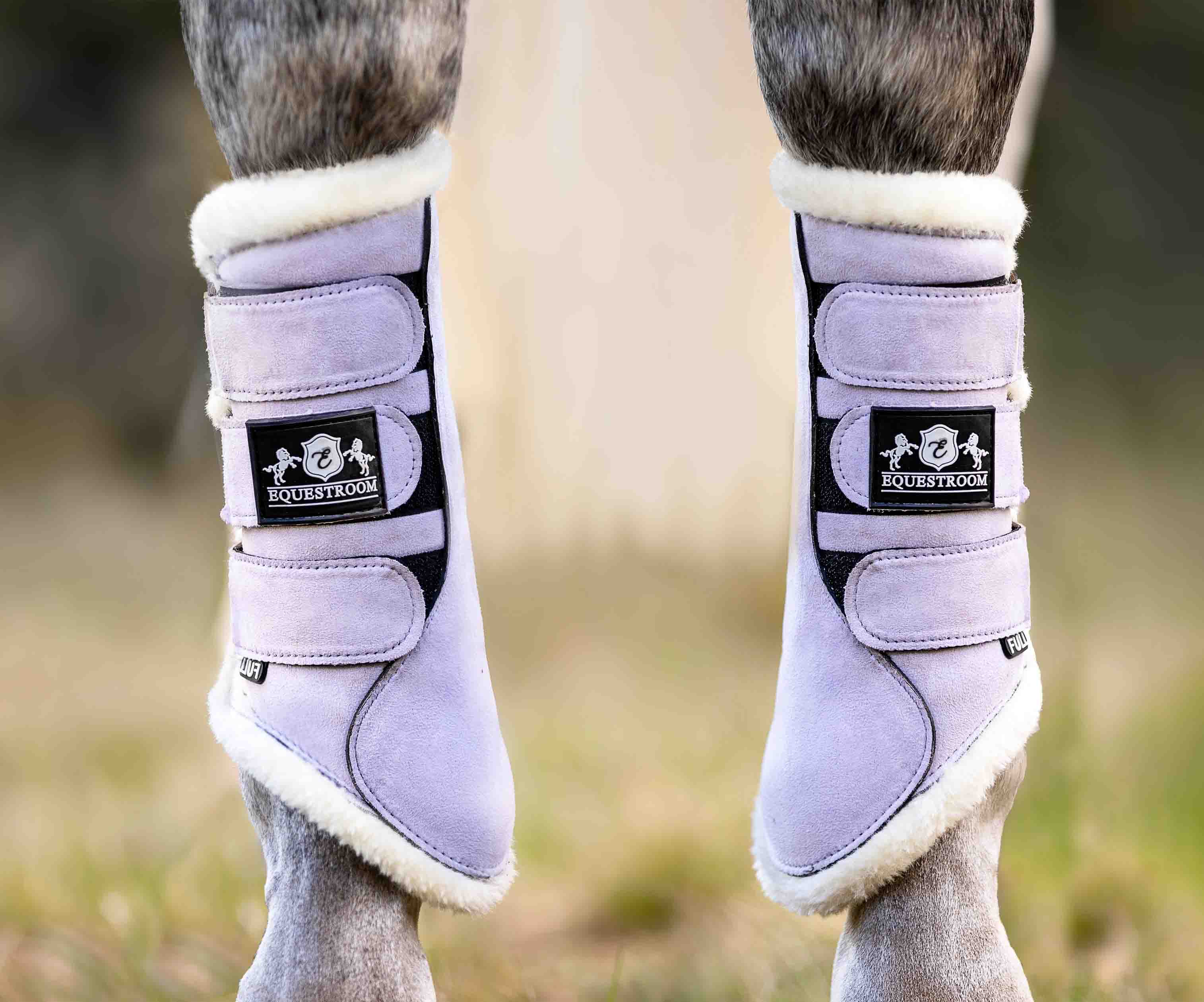 Frosted Lilac Brushing Boots - Equine Exchange Tack Shop