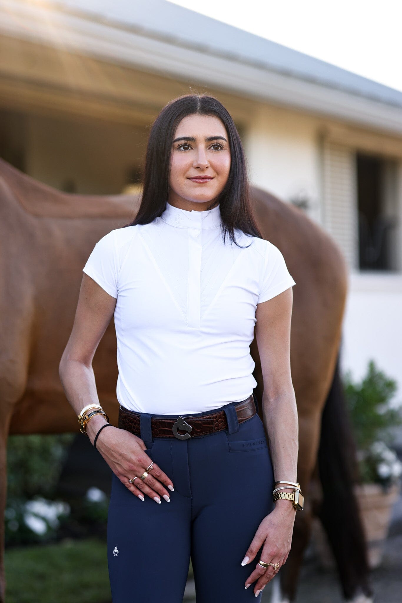 Margot Pure Elegance Competition Shirt - Equine Exchange Tack Shop