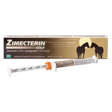Zimecterin Gold Equine Dewormer - Equine Exchange Tack Shop