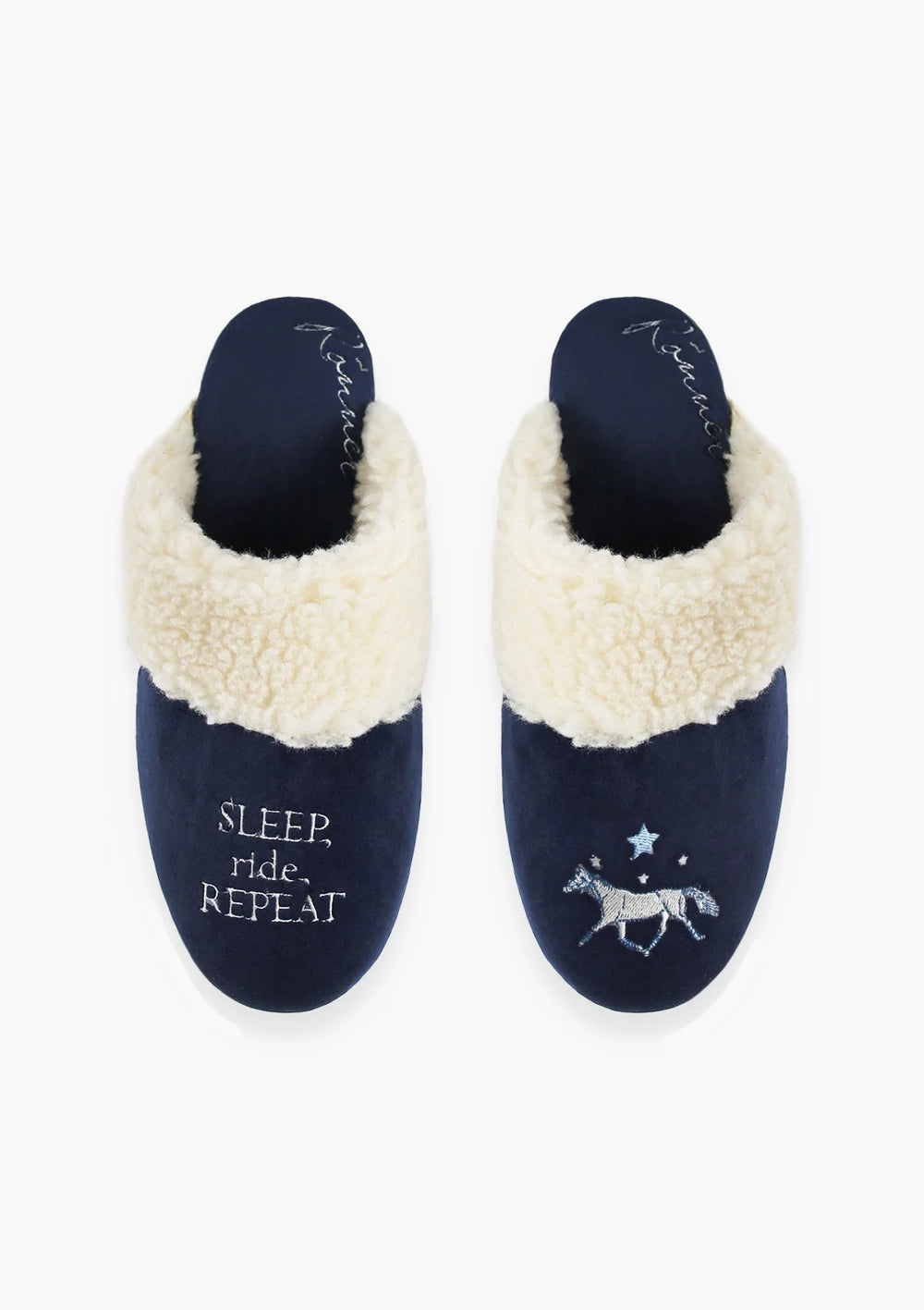 Midnight Horse Slippers
