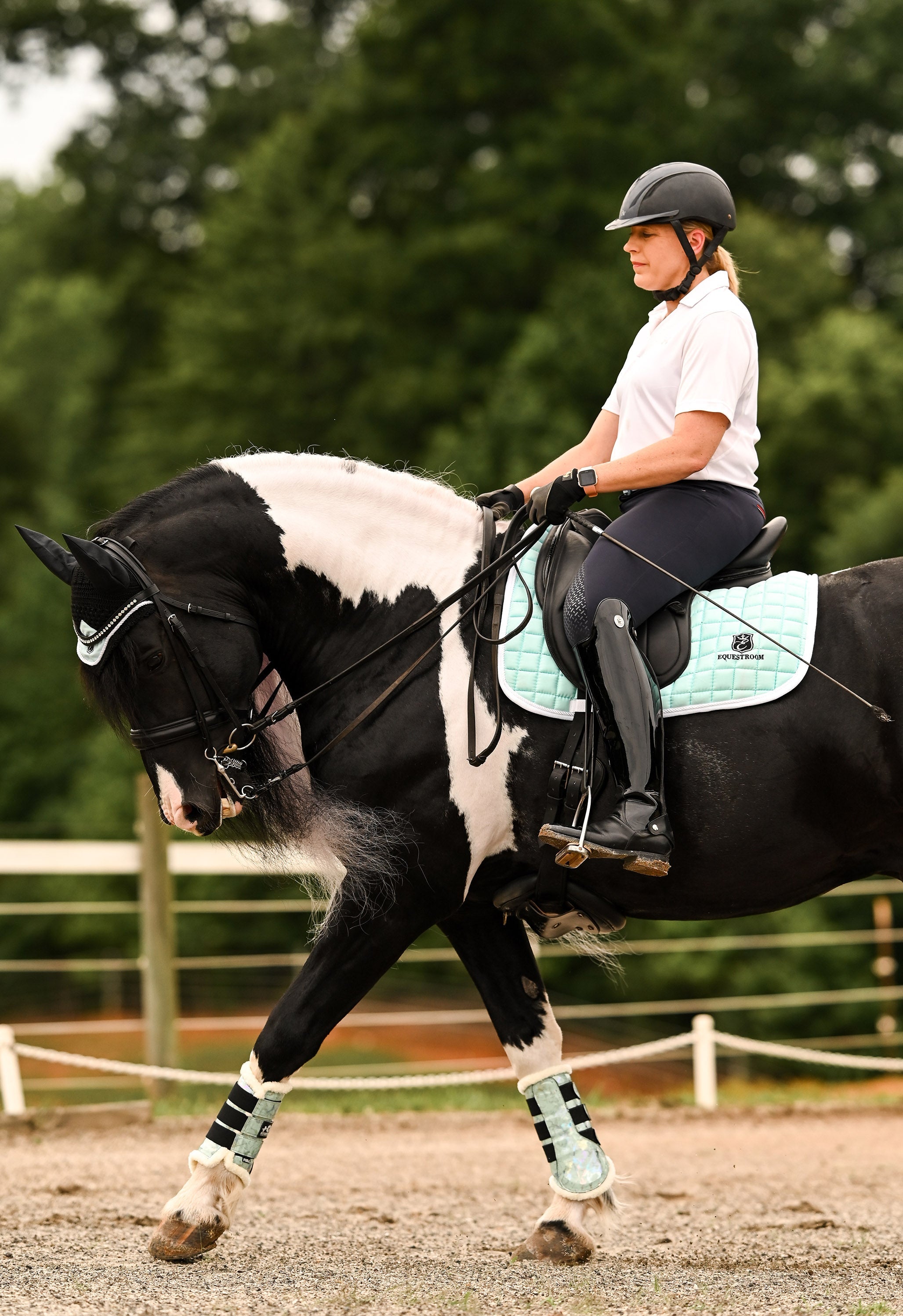 Marble Mint Brushing Boots - Equine Exchange Tack Shop