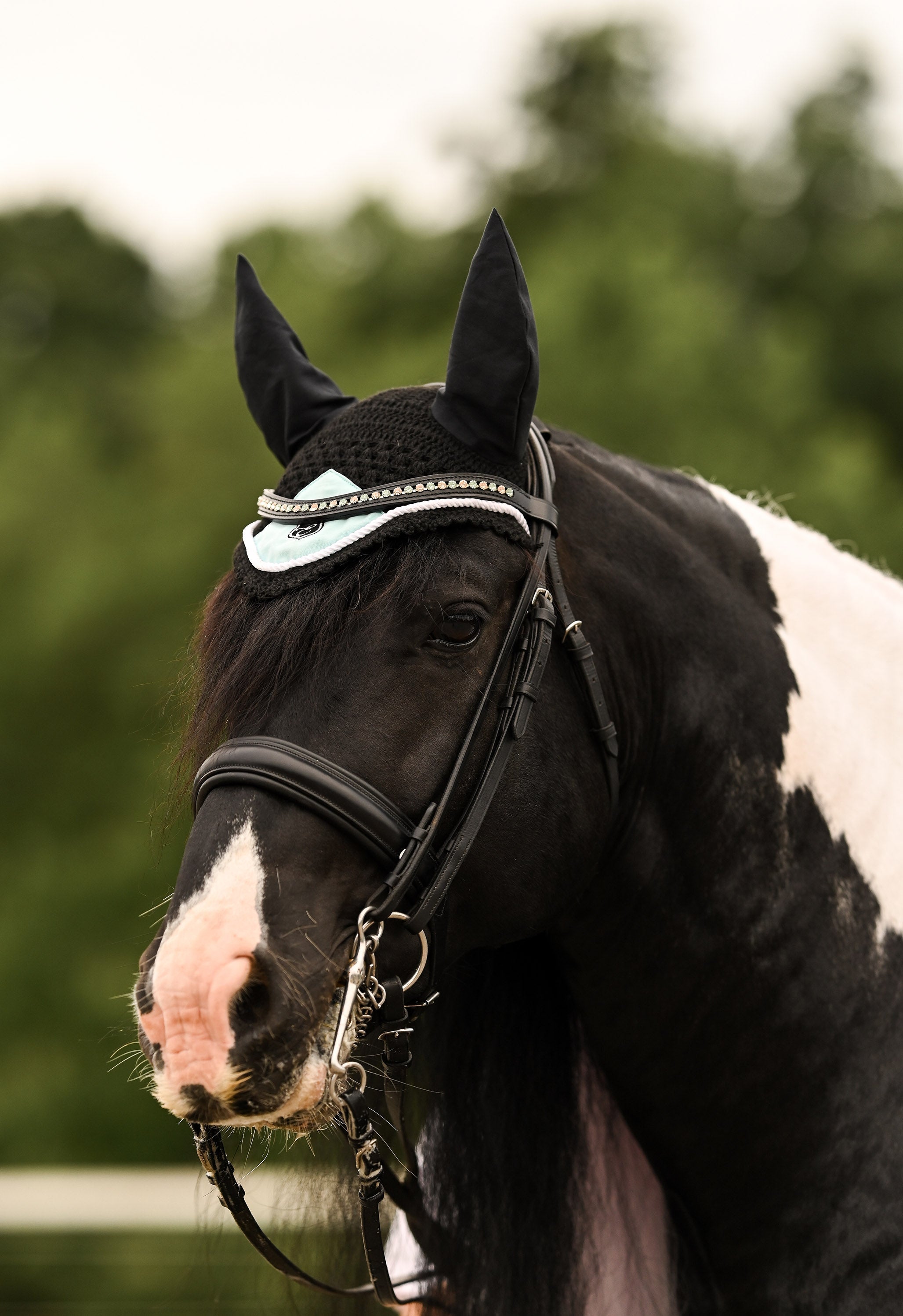 Mint Green Fly Hat - Equine Exchange Tack Shop