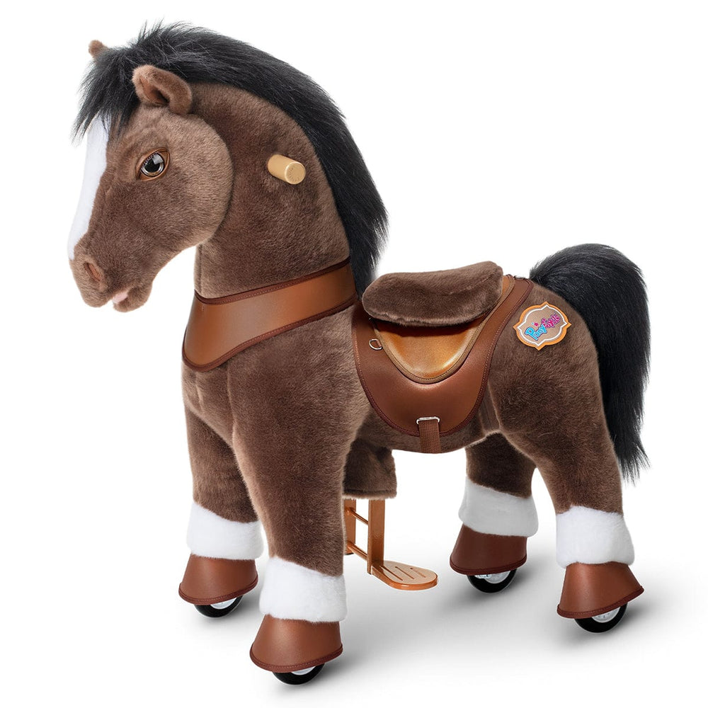 Chocolate Horse Ride-On Toy -  Age 3–4  