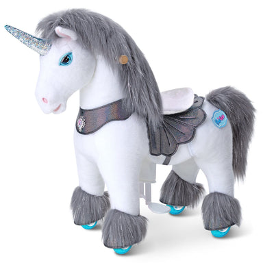 Model Y® Unicorn Ride-On Toy Age 3–4 – Grey  