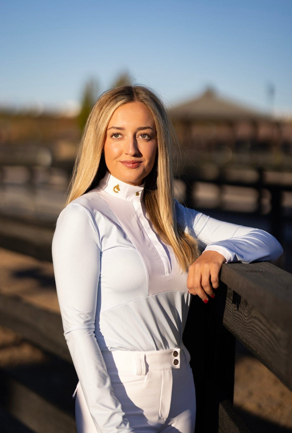 Monique Breezy Blue Stripe - Equine Exchange Tack Shop