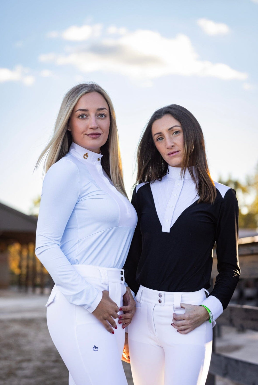 Monique Breezy Blue Stripe - Equine Exchange Tack Shop