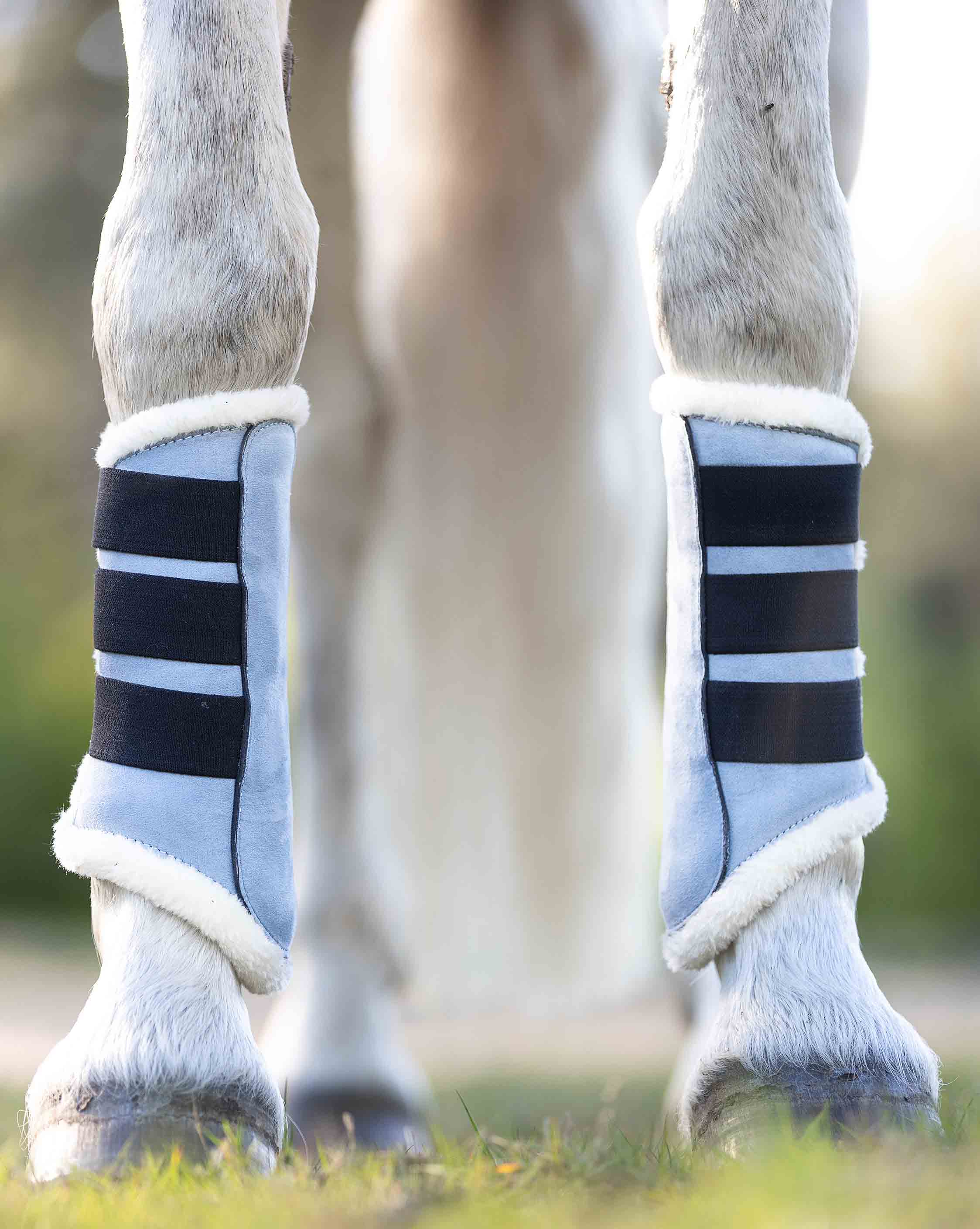 Moonstone Blue Brushing Boots - Equine Exchange Tack Shop