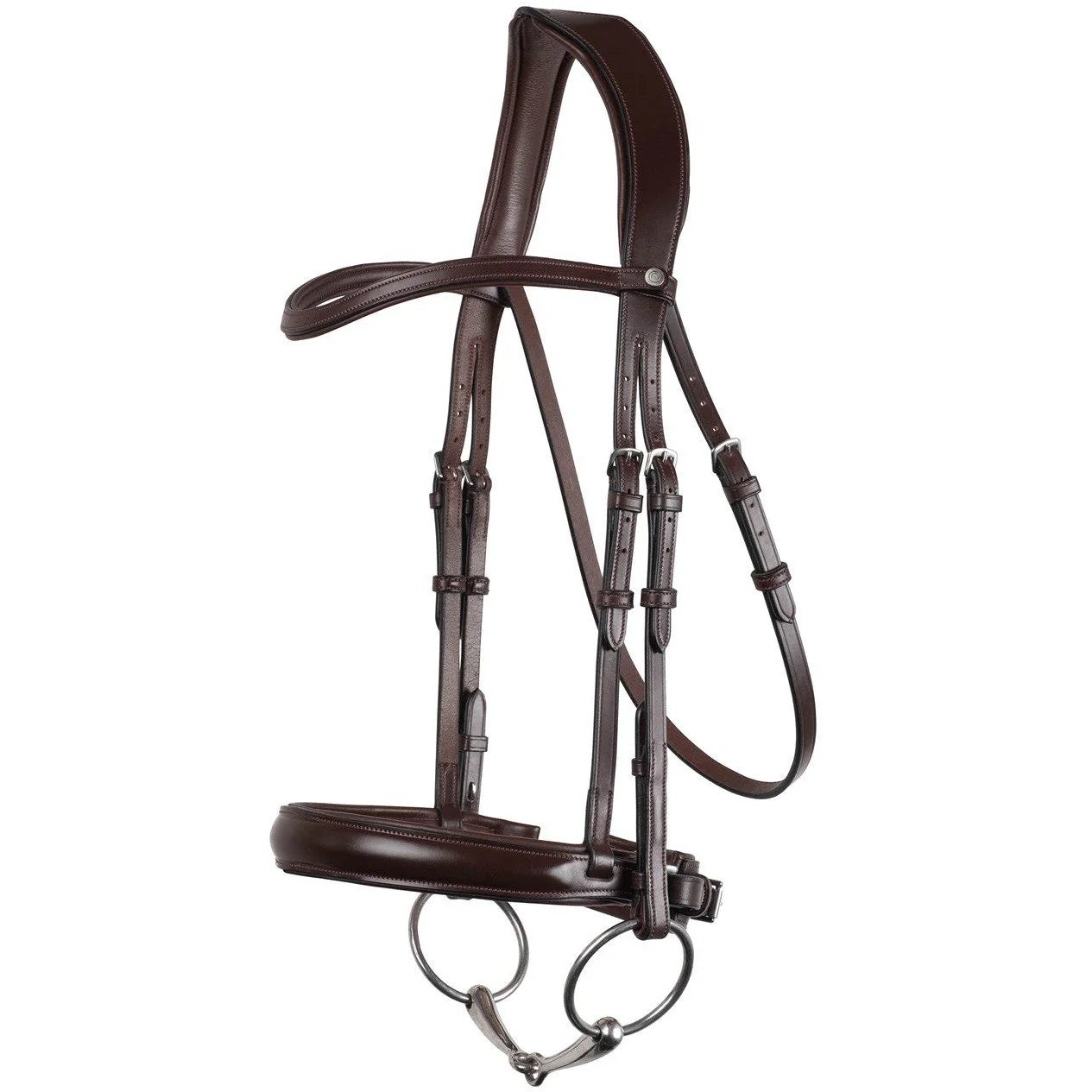 Montar Normandy Dressage Headstall - Black Full size