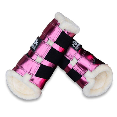 Neon Pink Brushing Boots - Equine Exchange Tack Shop