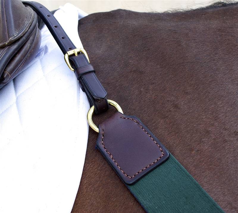 Nunn Finer German Elastic Reversible Hunter & Navy Breastplate - Equine Exchange Tack Shop