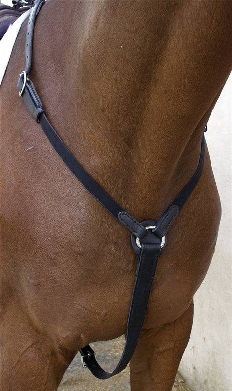 Hunting Breastplate 3-Way With Elastic - Equine Exchange Tack Shop