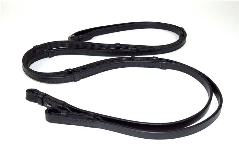 Nunn Finer Rubber Lined Reins With Hand Stops