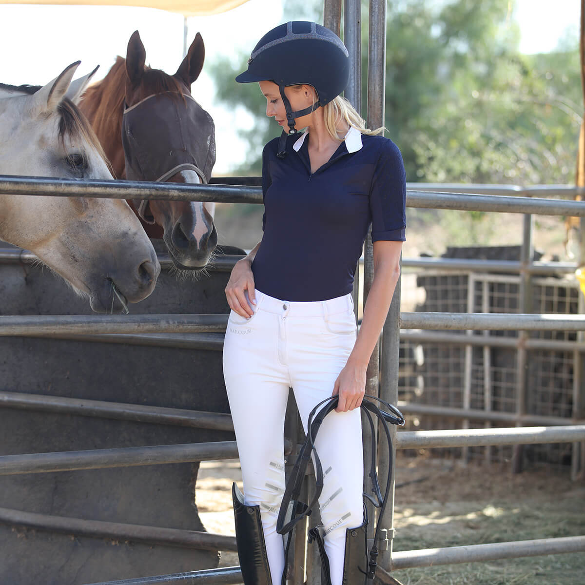 BellEq™ OLIVIA Show Shirt - Equine Exchange Tack Shop