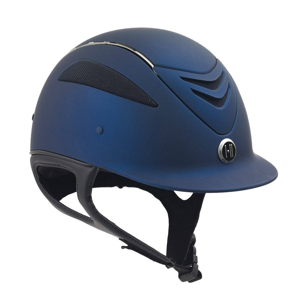 One K Defender Chrome Stripe Helmet - Equine Exchange Tack Shop